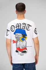 Men's Tomato Slim Fit Round Neck Short Sleeve T-Shirt