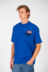 Men's Crew Neck Graphic Print Regular Fit Half Sleeve T-Shirt