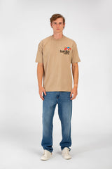 Men's Crew Neck Graphic Print Regular Fit Half Sleeve T-Shirt
