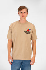 Men's Crew Neck Graphic Print Regular Fit Half Sleeve T-Shirt