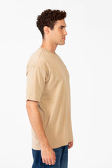 Men's Printed Round Regular Fit T-Shirt