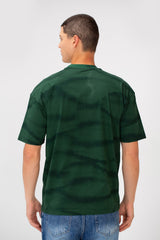 Men's Tie Die Regular Fit Short Sleeve Crew Neck T-Shirt High Quality Material