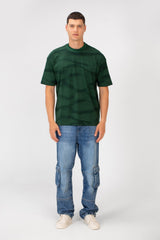 Men's Tie Die Regular Fit Short Sleeve Crew Neck T-Shirt High Quality Material