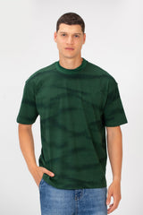 Men's Tie Die Regular Fit Short Sleeve Crew Neck T-Shirt High Quality Material