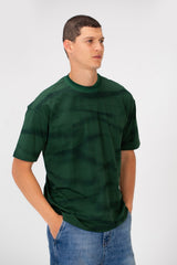 Men's Tie Die Regular Fit Short Sleeve Crew Neck T-Shirt High Quality Material