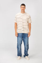 Men's Tie Die Regular Fit Short Sleeve Crew Neck T-Shirt High Quality Material