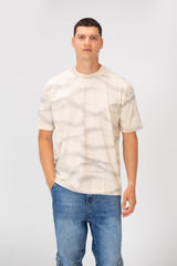 Men's Tie Die Regular Fit Short Sleeve Crew Neck T-Shirt High Quality Material
