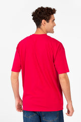 Men's Regular Fit Front Graphic Print T-Shirt