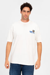 Men's Round Neck Printed Regular Fit Half Sleeve T-Shirt