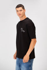 Men's Summer Melton Regular Fit Who’s Ready Print Short Sleeve T-Shirt