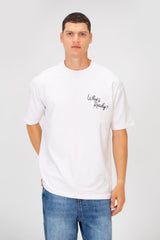 Men's Summer Melton Regular Fit Who’s Ready Print Short Sleeve T-Shirt