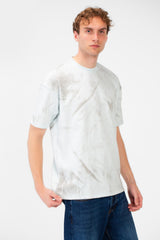 Men's Printed Half-Sleeve Regular Fit Round Neck T-shirt