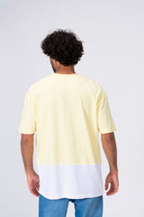 Mens Printed Long T-shirt With Unique Cut