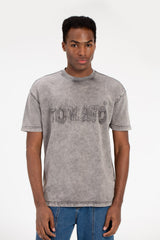 Men's Tomato Crew Neck Half Sleeve T-Shirt