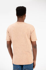 Men's Tomato Crew Neck Half Sleeve T-Shirt
