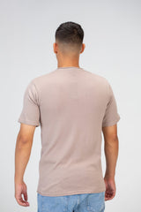 Mens Slim Fit Plain Basic T-Shirt with Short Sleeves And a modern Cut