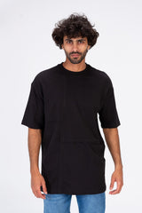 Mens Loose Fit Crew Neck T-Shirt With Unique And New Modern Cut