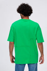 Mens Loose Fit Crew Neck T-Shirt With Unique And New Modern Cut