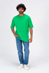 Mens Loose Fit Crew Neck T-Shirt With Unique And New Modern Cut