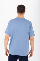 Mens Oversized Crew Neck T-shirt With Breathable Fabric