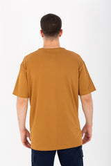 Mens Oversized Crew Neck T-shirt With Breathable Fabric