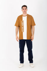 Mens Oversized Crew Neck T-shirt With Breathable Fabric