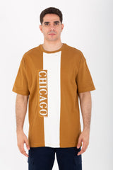 Mens Oversized Crew Neck T-shirt With Breathable Fabric
