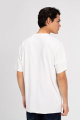 Men's Round Neck Oversized T-shirt In Modern Cut