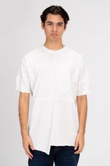 Men's Round Neck Oversized T-shirt In Modern Cut