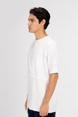 Men's Round Neck Oversized T-shirt In Modern Cut