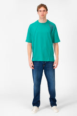 Men's Summer Melton Oversized Short Sleeve Round Neck T-Shirt