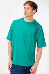 Men's Summer Melton Oversized Short Sleeve Round Neck T-Shirt