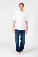 Men's Summer Melton Oversized Short Sleeve Round Neck T-Shirt