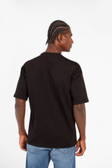 Men's Tomato Summer Melton Oversized T-Shirt With Short Sleeves And Crew Neck