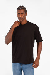 Men's Tomato Summer Melton Oversized T-Shirt With Short Sleeves And Crew Neck