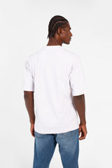 Men's Tomato Summer Melton Oversized T-Shirt With Short Sleeves And Crew Neck