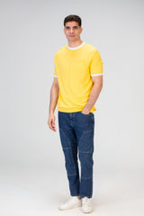 Mens Slim Fit Plain Basic T-Shirt with Short Sleeves And Crew Neck