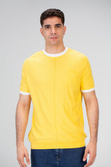 Mens Slim Fit Plain Basic T-Shirt with Short Sleeves And Crew Neck