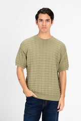 Men's Stylish Round Neck Half Sleeve T-shirt