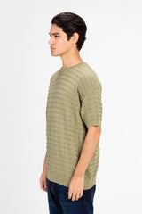 Men's Stylish Round Neck Half Sleeve T-shirt