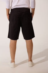Men's High Quality Basic Linen Short With Drawstring At The Waist And Pockets
