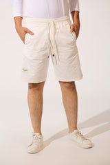 Men's High Quality Basic Linen Short With Drawstring At The Waist And Pockets