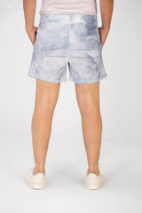 Men's Waterproof Swim Short With Elastic Waist And Pockets