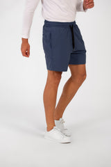 Men's Basic Plain Waterproof Swim Short With Drawstring And Pockets