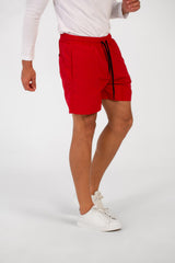 Men's Basic Plain Waterproof Swim Short With Drawstring And Pockets