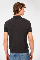 Men's Classic Half Sleeve Slim Fit Cotton Polo T-Shirt