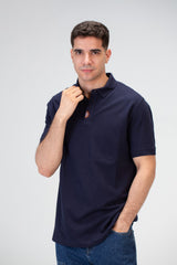Mens Plain Slim Fit Short Sleeve Polo T-Shirt