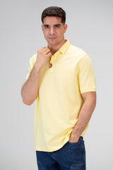Mens Plain Slim Fit Short Sleeve Polo T-Shirt