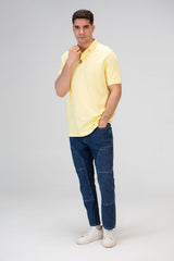 Mens Plain Slim Fit Short Sleeve Polo T-Shirt