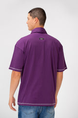Men's Polo Collar Regular Fit Half Sleeve T-Shirt with Unique Modern Cut
